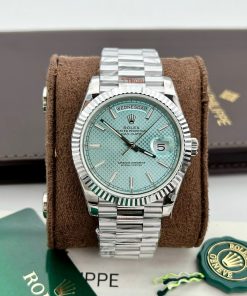 Rolex Day-Date 228236 Ice Blue Dial Replica Watch GM Factory Version 2 40mm (2)