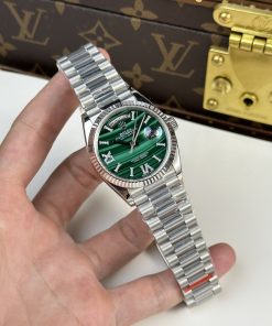 Rolex Day-Date 228236 Malachite Dial Best Replica Watch 36mm (1)