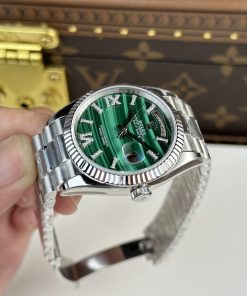 Rolex Day-Date 228236 Malachite Dial Best Replica Watch 36mm (1)