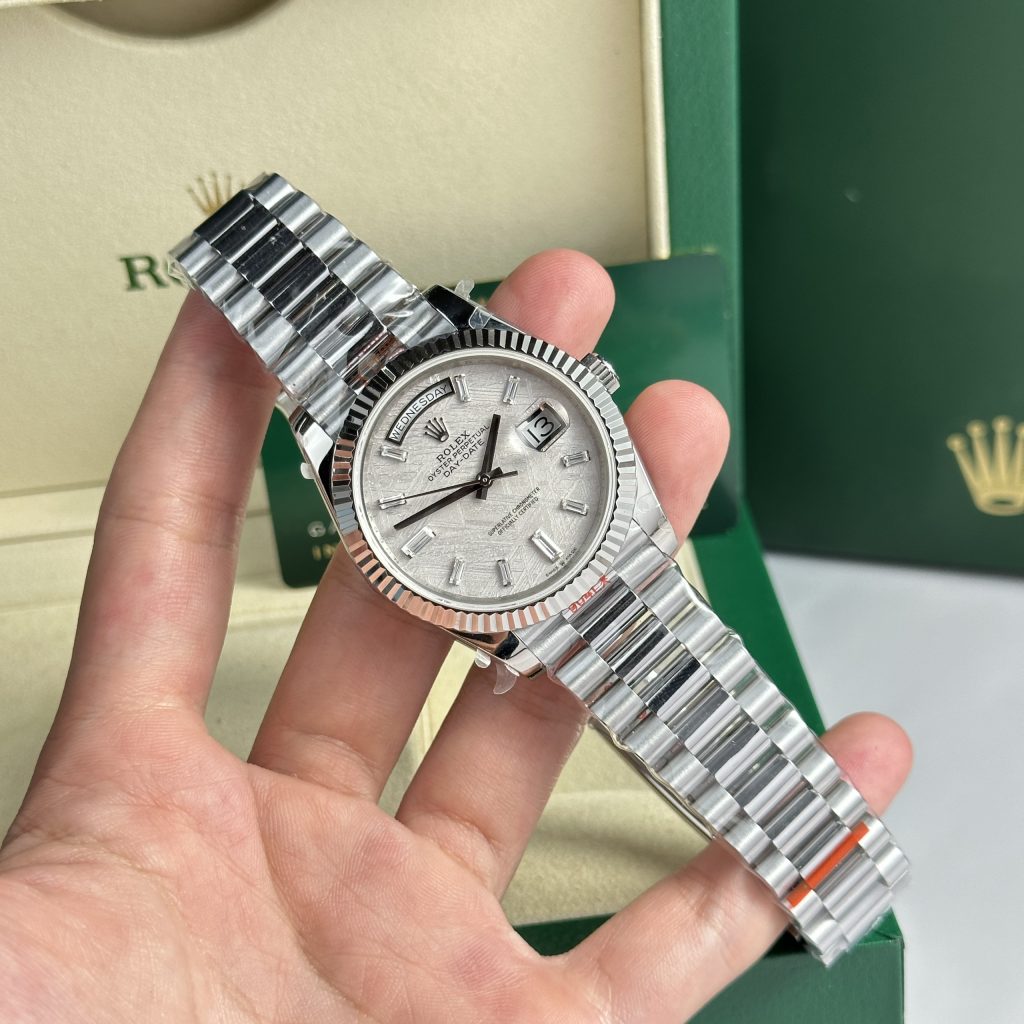 Rolex Day-Date 228236 Meteorite Dial Best Replica GM Factory V3 175 Grams 40mm (1)