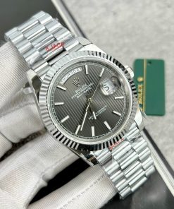 Rolex Day-Date 228236 Replica Watch Gray Dial GM Factory 40mm (5)