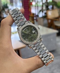 Rolex Day-Date 228236 Replica Watches Custom Diamonds Moissanite 40mm (2)