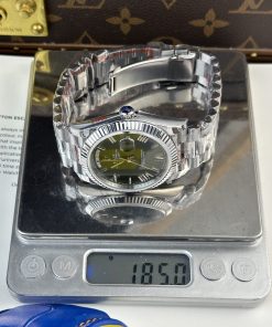 Rolex Day-Date 228236 Replica Watches Green Dial 185 Gram QF Factory 40mm (2)