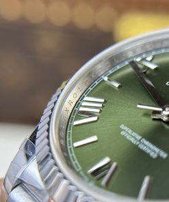 Rolex Day-Date 228236 Replica Watches Green Dial 185 Gram QF Factory 40mm (2)