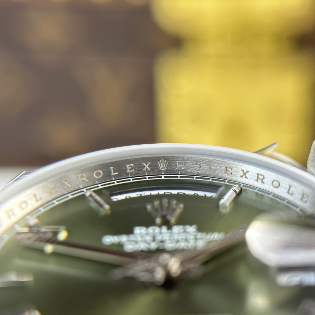 Rolex Day-Date 228236 Replica Watches Green Dial 185 Gram QF Factory 40mm (2)