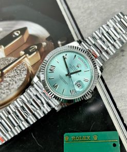 Rolex Day-Date 228236 Replica Watches Ice Blue Dial GM Factory (2)