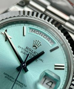 Rolex Day-Date 228236 Replica Watches Ice Blue Dial GM Factory (2)