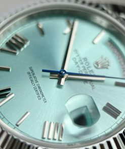 Rolex Day-Date 228236 Replica Watches Ice Blue Dial GM Factory (2)