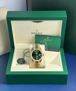 Rolex Day-Date 228238-0069 Ombre Green Dial Best Replica 184 Gram QF Factory 40mm (13)