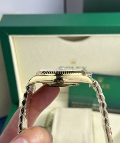 Rolex Day-Date 228238-0069 Ombre Green Dial Best Replica 184 Gram QF Factory 40mm (13)