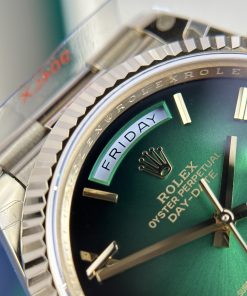 Rolex Day-Date 228238-0069 Ombre Green Dial Best Replica 184 Gram QF Factory 40mm (13)
