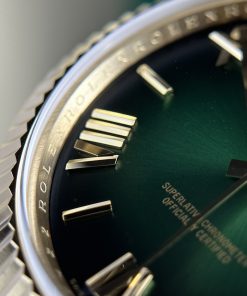 Rolex Day-Date 228238-0069 Ombre Green Dial Best Replica 184 Gram QF Factory 40mm (13)