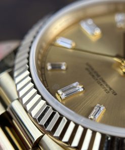 Rolex Day-Date 228238 Best Replica Watch Yellow Champagne 185gram QF Factory 40mm (2)