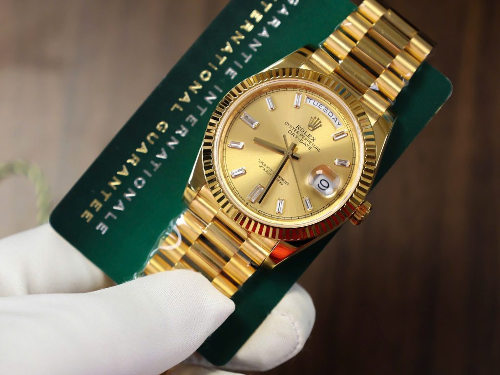 Rolex Day-Date 228238 Gold Wrapped Best Replica Watch GM Factory 40mm