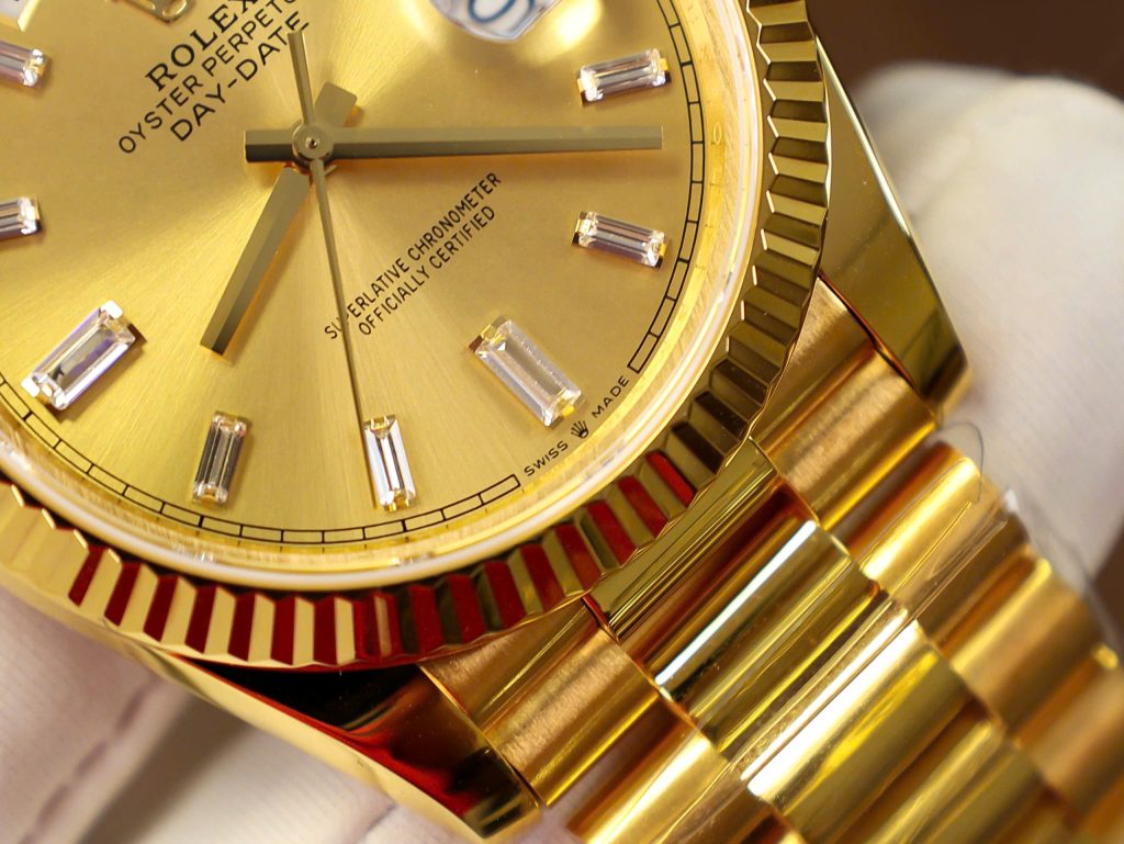 Rolex Day-Date 228238 Gold Wrapped Best Replica Watch GM Factory 40mm