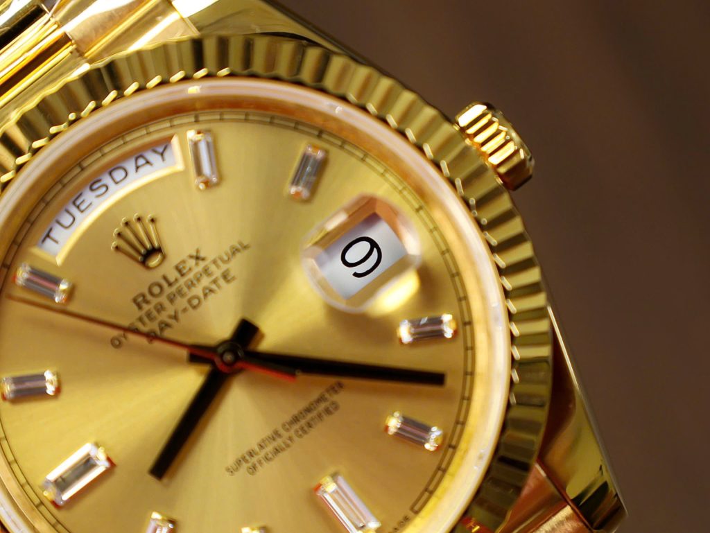 Rolex Day-Date 228238 Gold Wrapped Best Replica Watch GM Factory 40mm