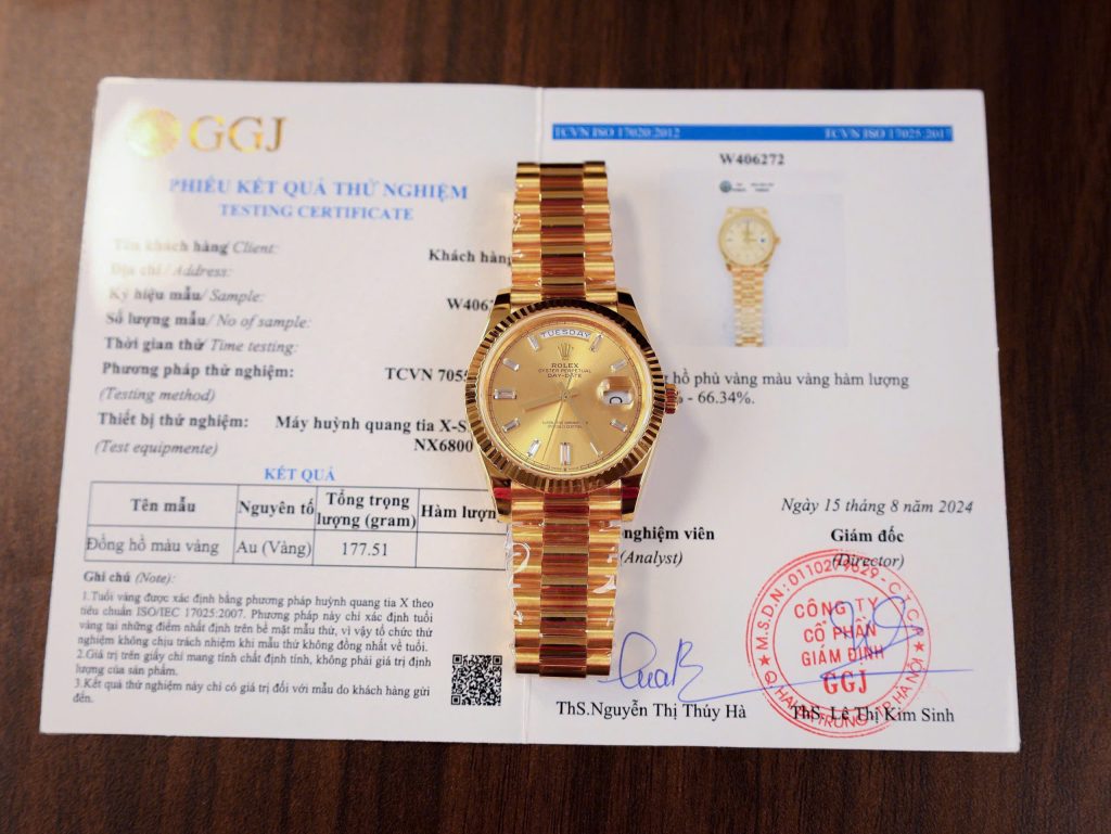 Rolex Day-Date 228238 Gold Wrapped Best Replica Watch GM Factory 40mm