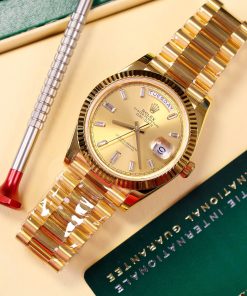 Rolex Day-Date 228238 Gold Wrapped Best Replica Watch GM Factory 40mm