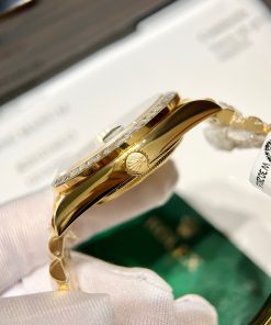 Rolex Day-Date 228238 Gold Wrapped Custom Moissanite Baguette Diamonds 40mm (1)