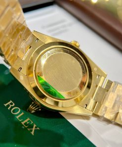 Rolex Day-Date 228238 Gold Wrapped Custom Moissanite Baguette Diamonds 40mm (9)
