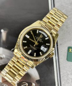 Rolex Day-Date 228238 Replica Watches Black Dial GM Factory (1)