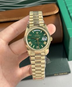 Rolex Day-Date 228238 Replica Watches Green Dial GM Factory (5)