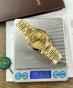 Rolex Day-Date 228238 Replica Watches Yellow Champagne GM Factory (2)