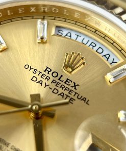 Rolex Day-Date 228238 Replica Watches Yellow Champagne GM Factory (2)