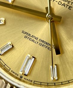Rolex Day-Date 228238 Replica Watches Yellow Champagne GM Factory (2)