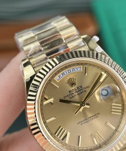 Rolex Day-Date 228238 Replica Watches Yellow Champange Dial GM Factory (5)
