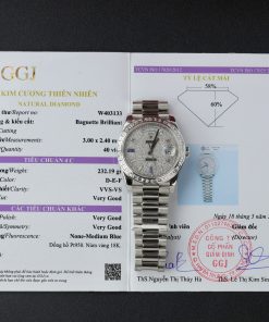 Rolex Day-Date 228396TBR Customs Platinum & Natural Diamonds 40mm (2)