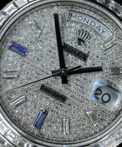 Rolex Day-Date 228396TBR Customs Platinum & Natural Diamonds 40mm (2)