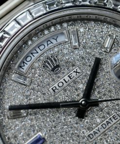 Rolex Day-Date 228396TBR Customs Platinum & Natural Diamonds 40mm (2)