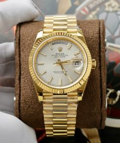 Rolex Day-Date Best Replica Watch Custom Gold Wrapped 175 Grams GM Factory 40mm (1)