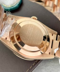 Rolex Day-Date Custom Moissanite Diamonds 18K Rose Gold Wrapped GM Factory 40mm (7)