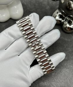 Rolex Day-Date Customs Platinum Meteorite Dial Replica Watch 40mm (1)