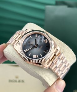 Rolex Day-Date Everose Gold 228235 Slate Ombre QF Factory 188 Grams 40mm (11)