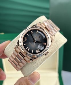Rolex Day-Date Everose Gold 228235 Slate Ombre QF Factory 188 Grams 40mm (11)