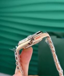 Rolex Day-Date Everose Gold 228235 Slate Ombre QF Factory 188 Grams 40mm (11)