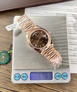Rolex Day-Date Gold Wrapped Chocolate Dial 176 Grams GM Factory (10)
