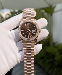Rolex Day-Date Gold Wrapped Custom Moissanite Diamonds 176 Grams 40mm (4)