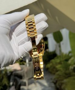 Rolex Day-Date Gold Wrapped Customs Mother Of Pearl Dial & Moissanite GM V3 40mm (1)