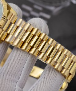 Rolex Day-Date Gold Wrapped Green Dial Best Replica GMF (2)
