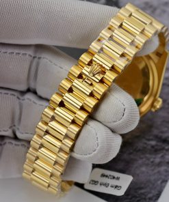 Rolex Day-Date Gold Wrapped Green Dial Best Replica GMF (2)