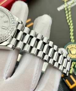 Rolex Day-Date Meteorite Moissanite Diamonds Bezel GM Factory 40mm (6)