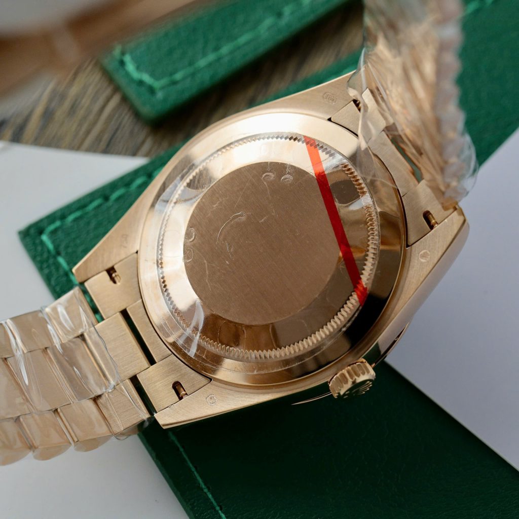 Rolex Day-Date Mother Of Pearl Dial Customs Moissanite Diamonds GMF 40mm