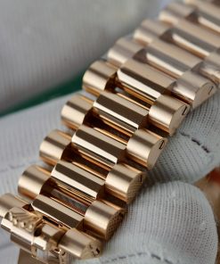 Rolex Day-Date Mother Of Pearl Dial Customs Moissanite Diamonds GMF 40mm