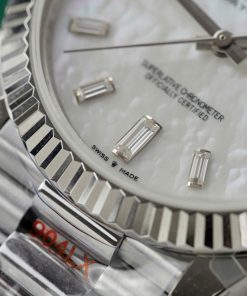 Rolex Day-Date Mother Of Pearl & Moissanite Customs GM Factory 40mm (13)