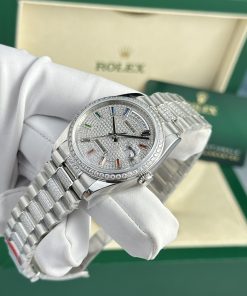 Rolex Day-Date Rainbow Dial Best Replica Watch TW Factory 36mm (9)