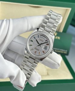 Rolex Day-Date Rainbow Dial Best Replica Watch TW Factory 36mm (9)
